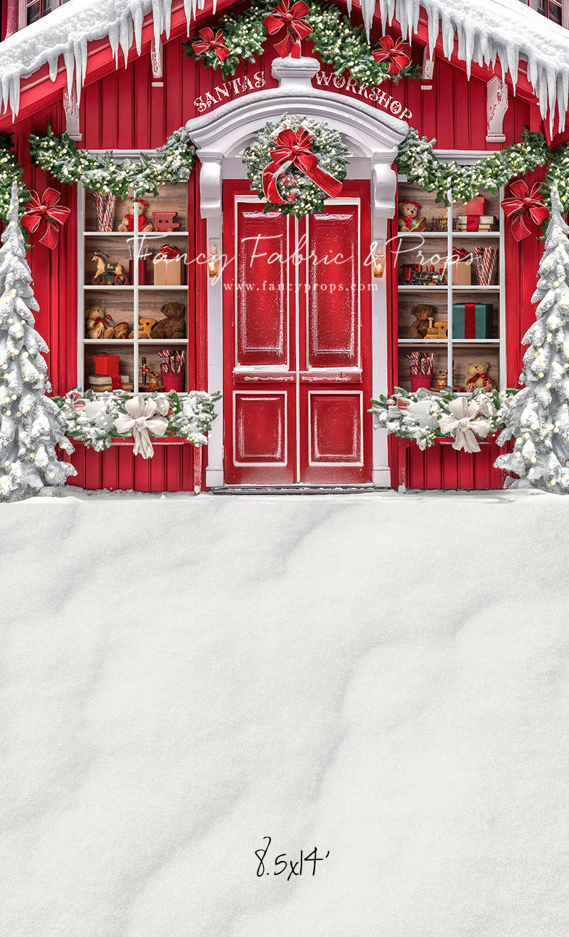 Santa's North Pole Village Workshop - With Sweep Option