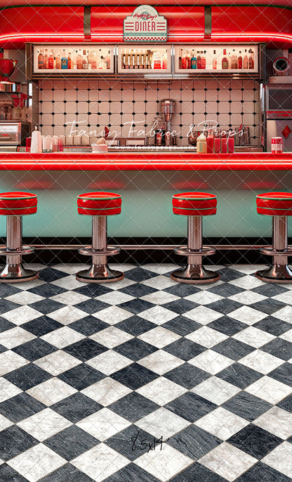 Soda Pop & Sock Hop Diner - With Sweep Option