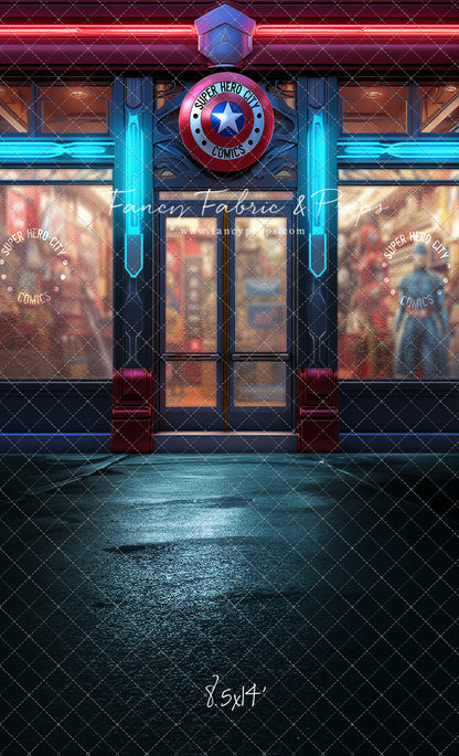 Super Hero City Comics - With Sweep Option