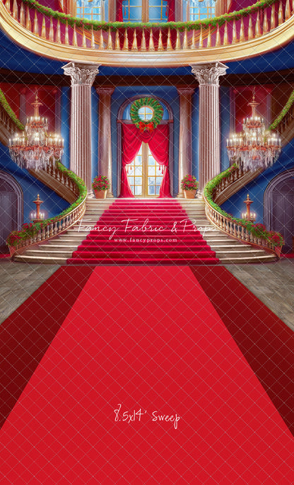 Belle's Royal Staircase - Red Carpet - With Sweep Option