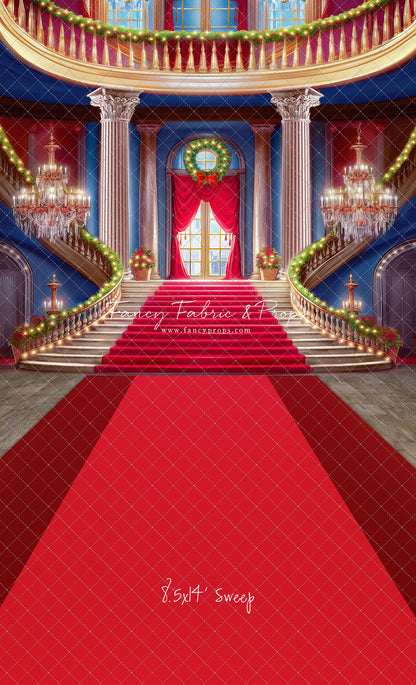 Belle's Royal Staircase -With Lights- Red Carpet - With Sweep Option