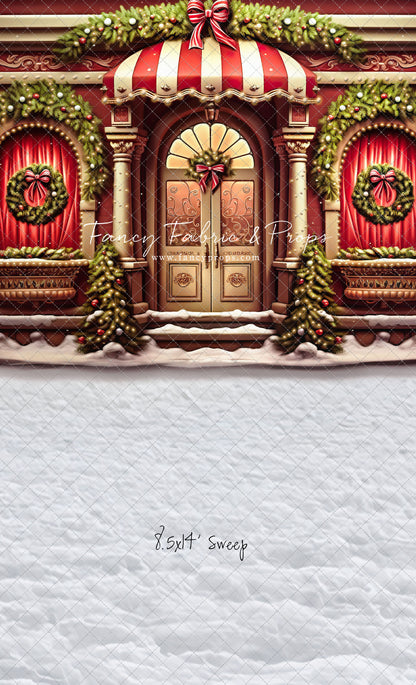 Crimson & Gilt Christmas Emporium - with Sweep Option