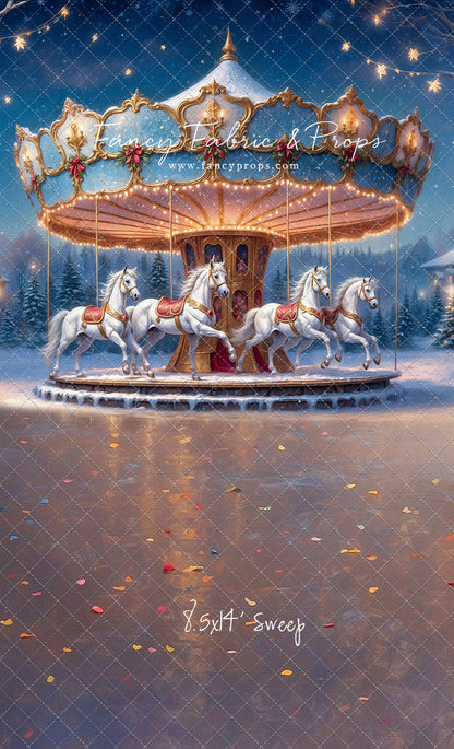 Enchanted Holiday Carousel - With Sweep Option