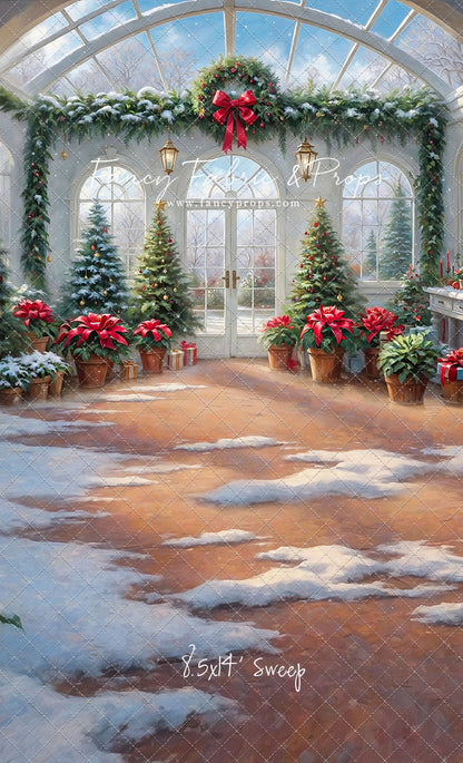 Enchanted Winter Conservatory - With Sweep Option