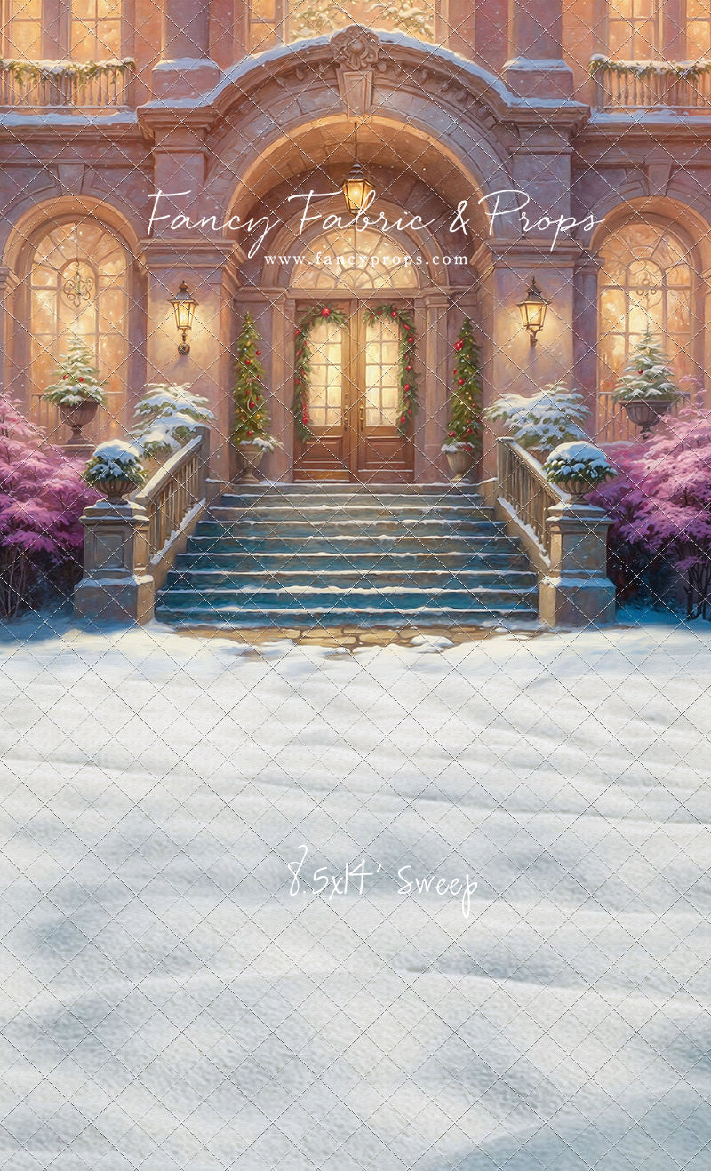 Glistening Snowy Entry - With Sweep Option