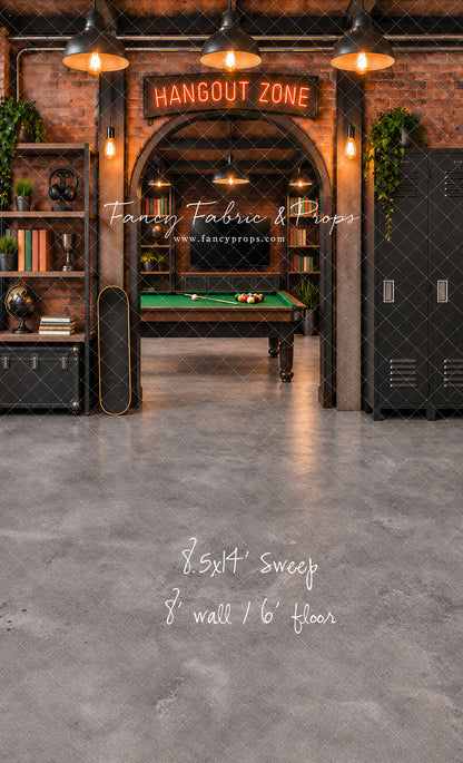 Industrial Loft Hangout Zone - With Sweep Option
