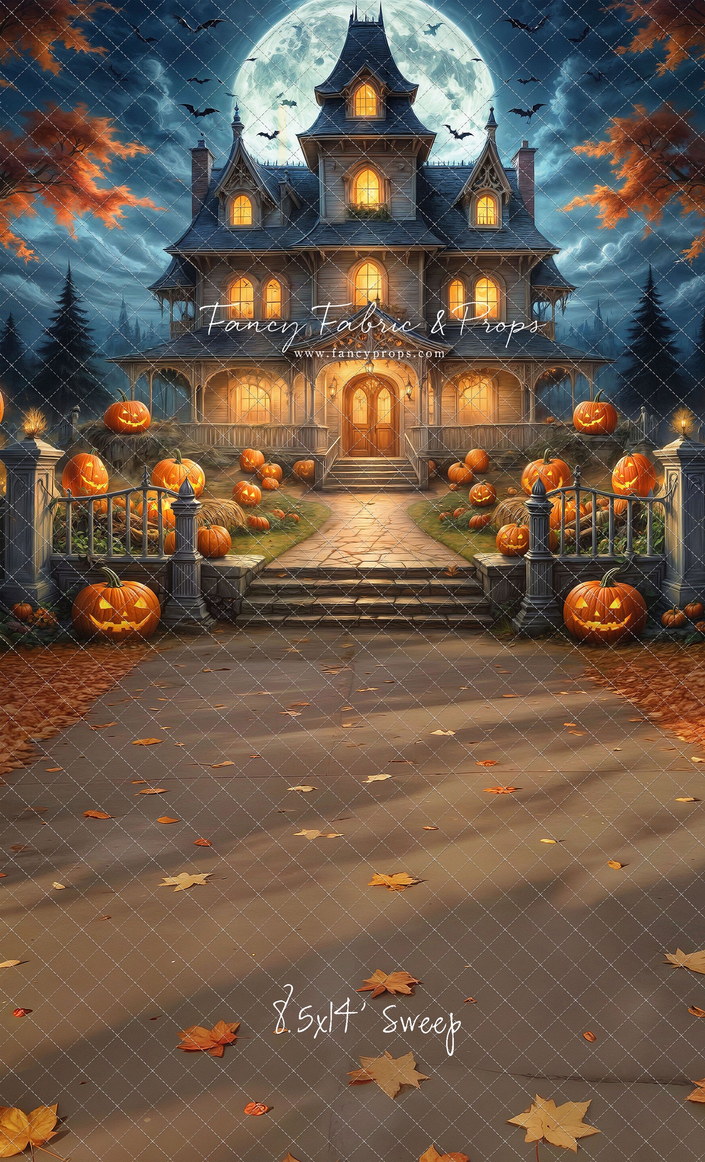 Moonlit Jack-O-Lantern Estate - With Sweep Option