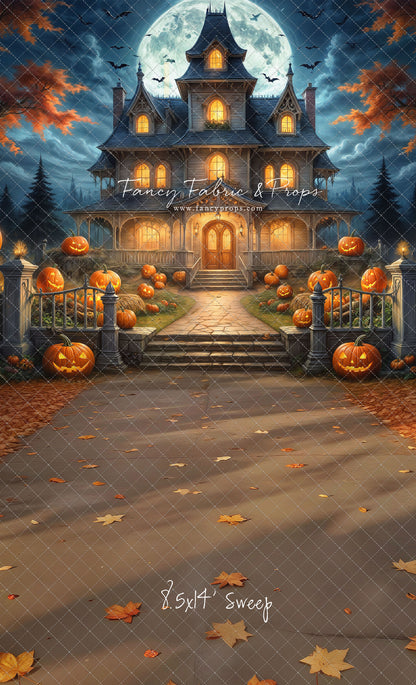 Moonlit Jack-O-Lantern Estate - With Sweep Option