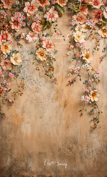 Painted Floral Peach