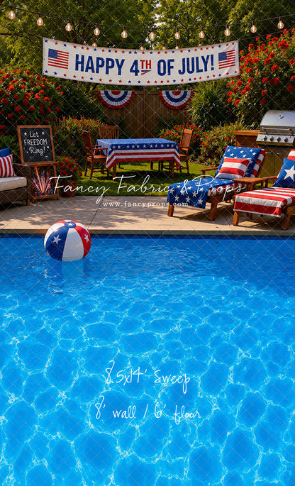 Red, White & Poolside Nights - With Sweep Option