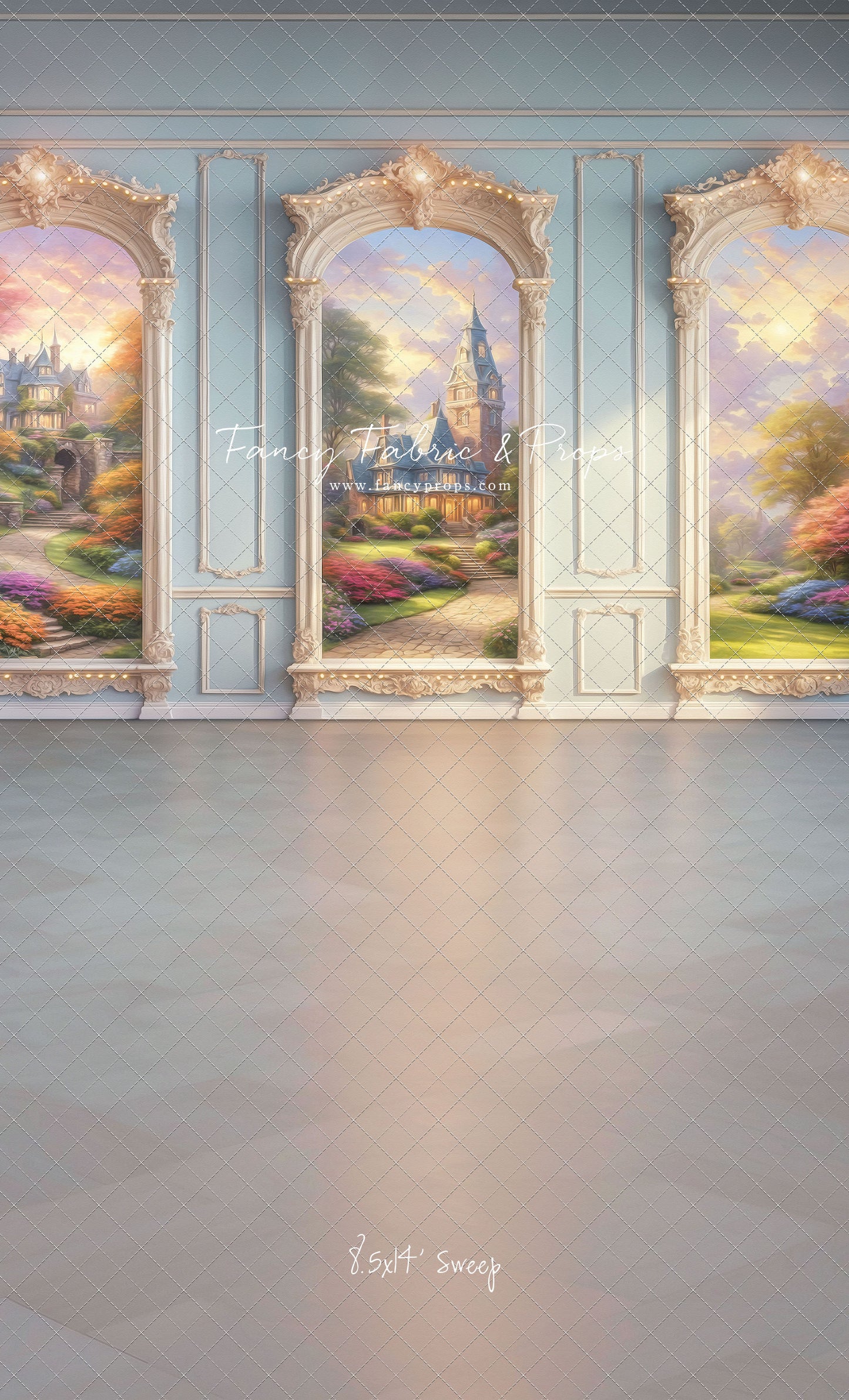 Royal Victorian Wainscoting Wall - With Sweep Option