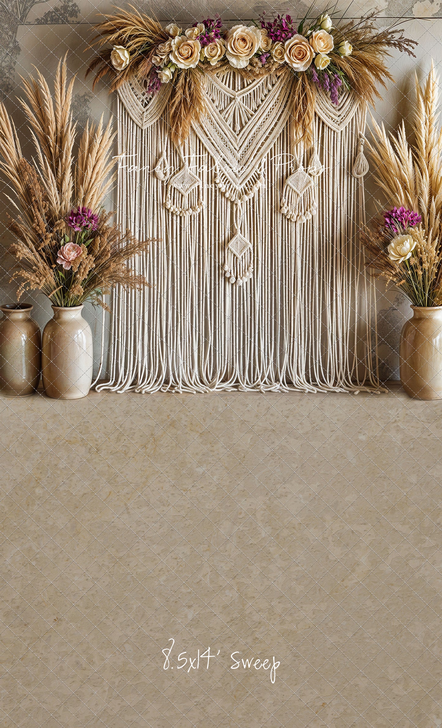 Rustic Woven Tapestry - With Sweep Option