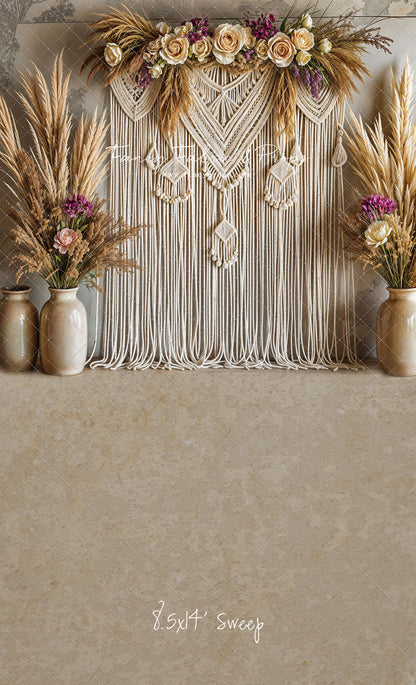 Rustic Woven Tapestry - With Sweep Option