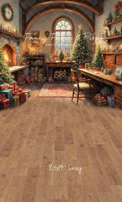 Santa's Winter Cabin - with Sweep Option