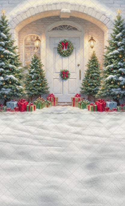 Snowy Doorstep Delight - With Sweep Option