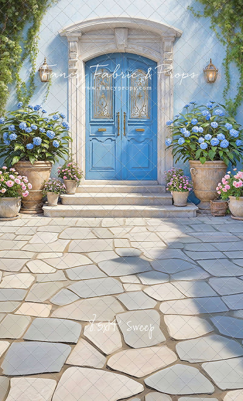Summertime Patio - Blue Door - With Sweep Option
