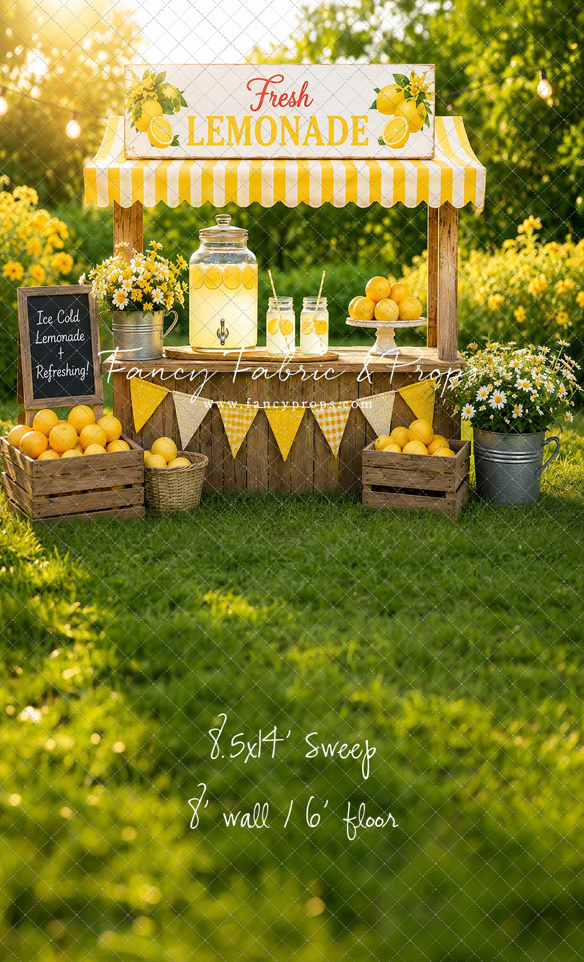 Sunny Days Lemonade Stand - With Sweep Option