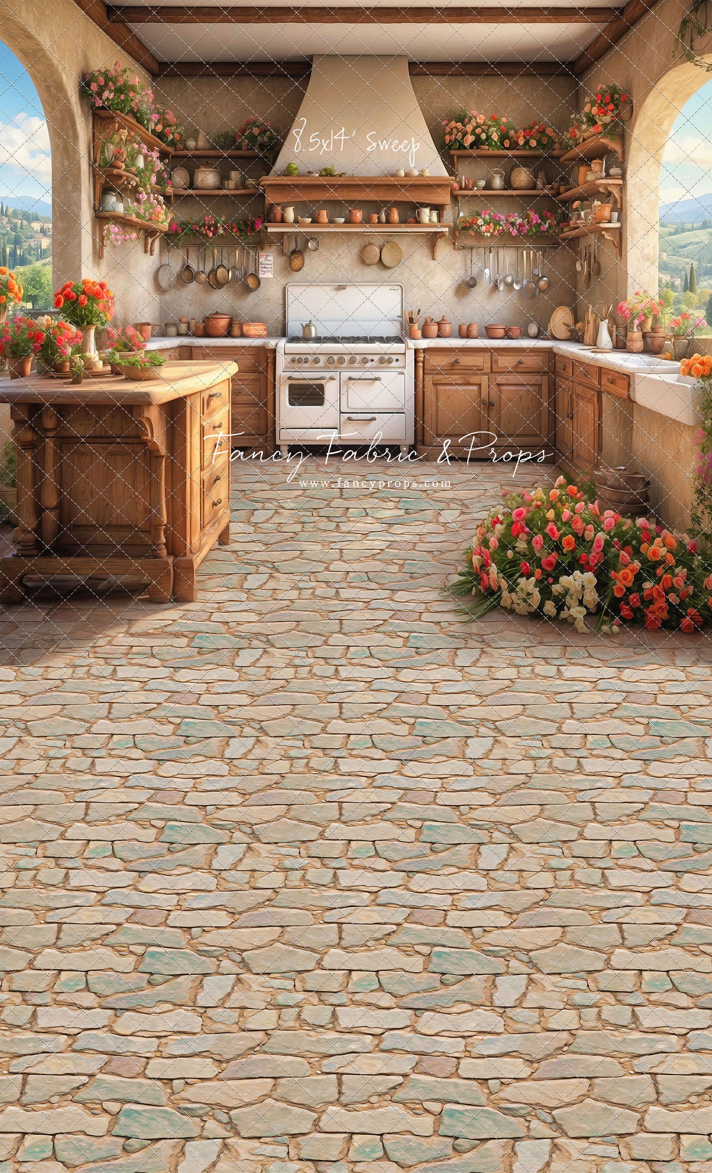 Tuscan Kitchen- With Sweep Option