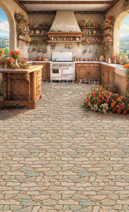 Tuscan Kitchen- With Sweep Option