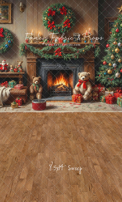 Warm Christmas Corner - With Sweep Option