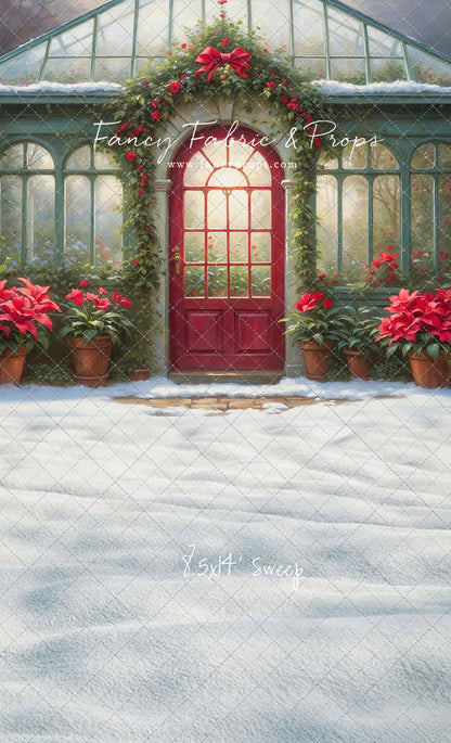 Whimsical Winter Greenhouse - With Sweep Option