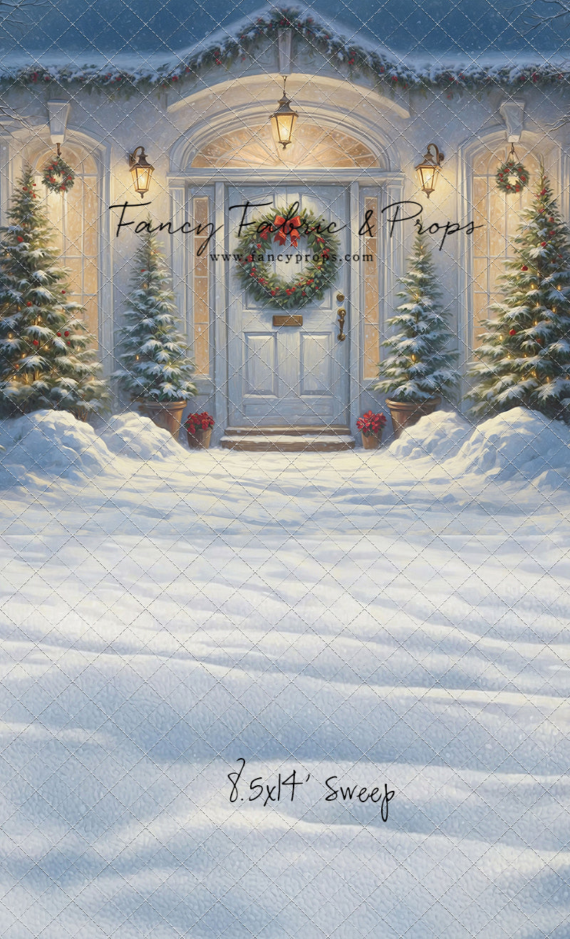 White Christmas Welcome - With Sweep Option