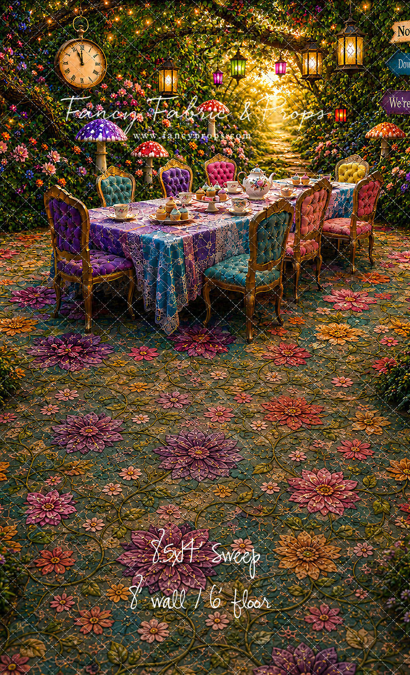 Blooming Garden Tea Party - With Sweep Option