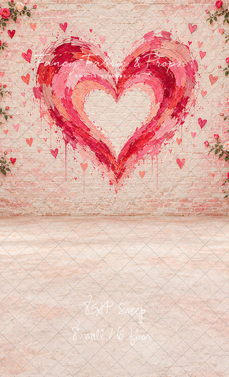 Brushstrokes of Love - With Sweep Option