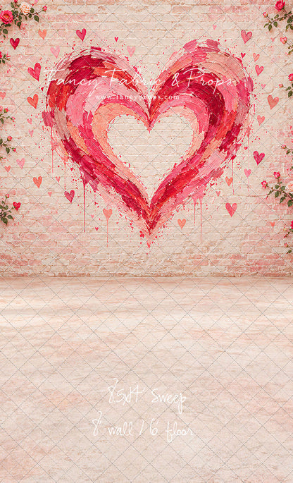 Brushstrokes of Love - With Sweep Option