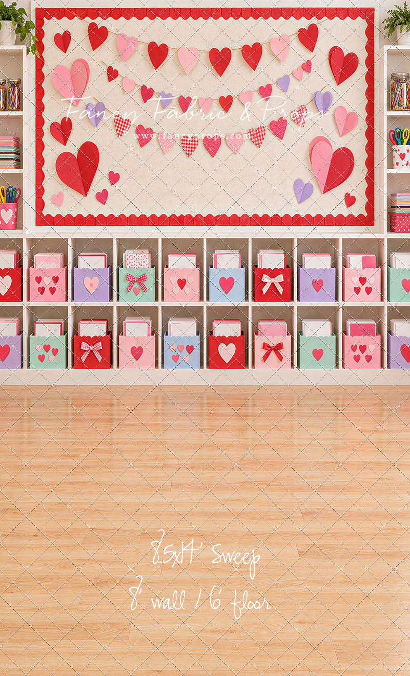 Cheerful Valentine Classroom - With Sweep Option