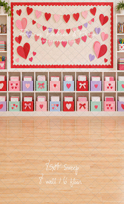 Cheerful Valentine Classroom - With Sweep Option