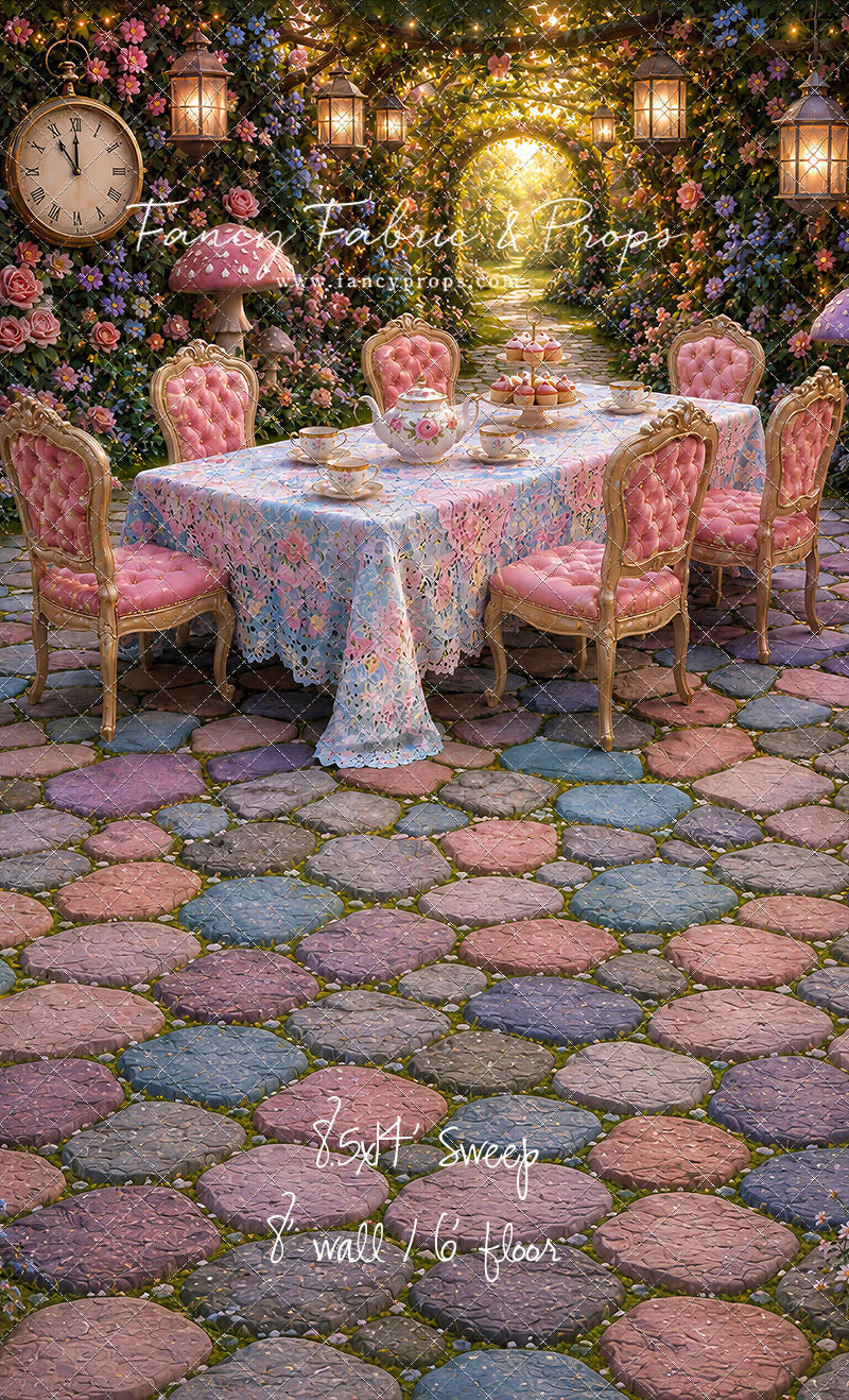 Pastel Tea Party - With Sweep Option