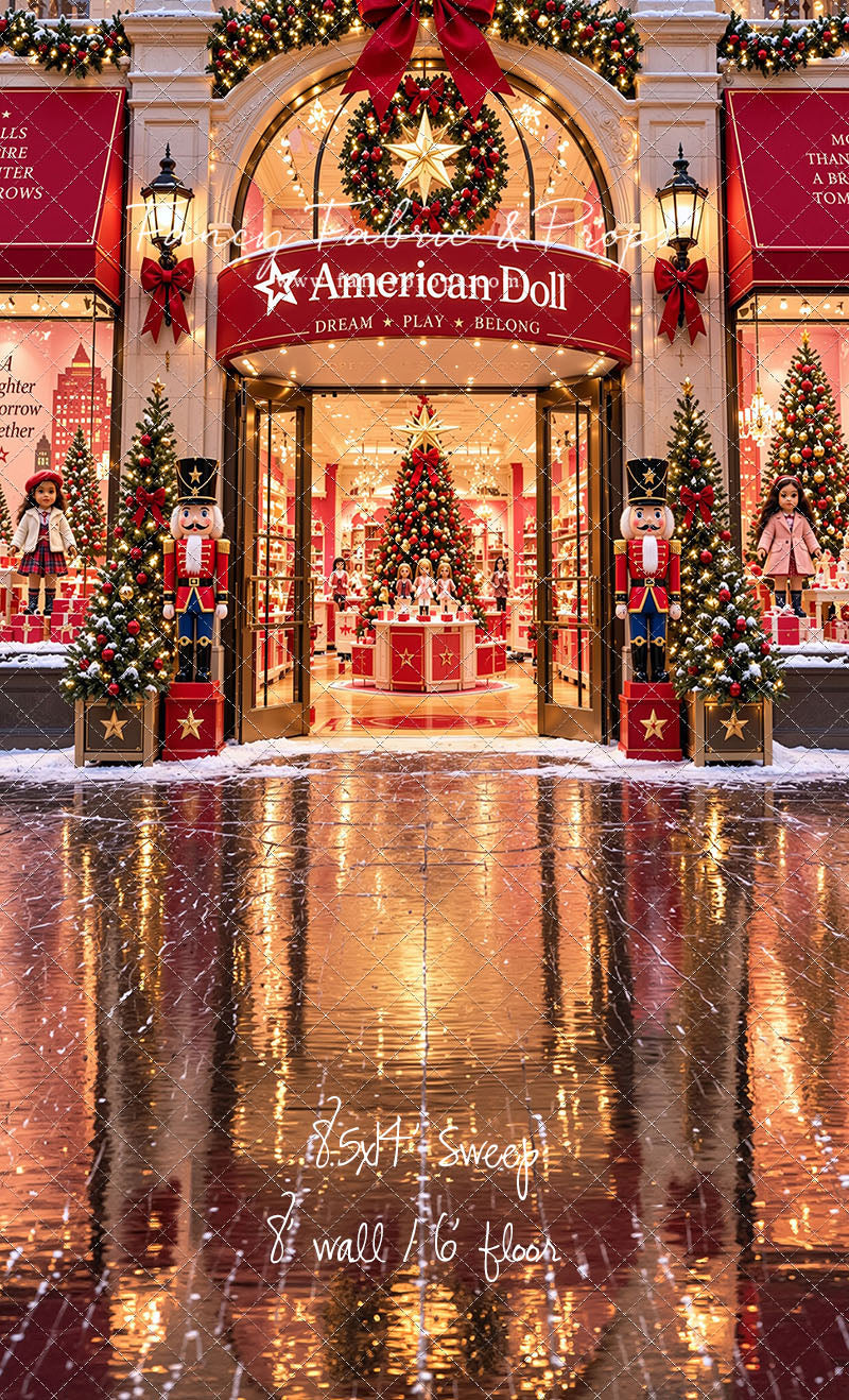American Doll Holiday - With Sweep Option