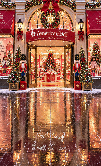 American Doll Holiday - With Sweep Option