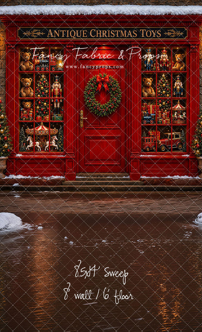 Antique Christmas Toy Store - with Sweep Option