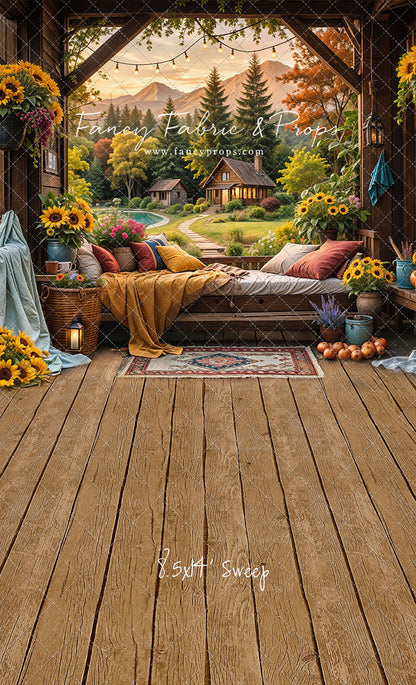 Autumn Sunflower Hideaway - With Sweep Option