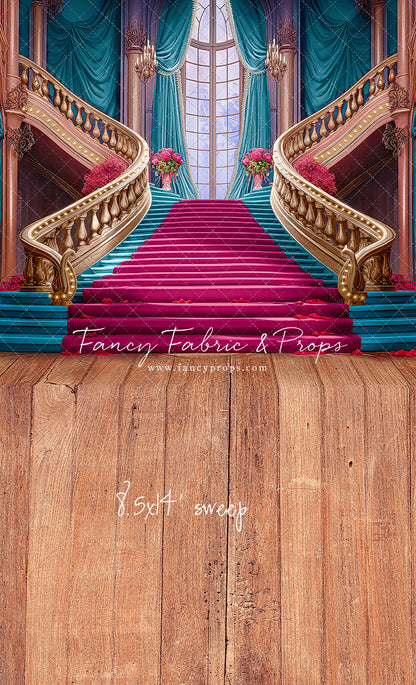 Ballroom Royal Staircase - Cyan - With Sweep Option