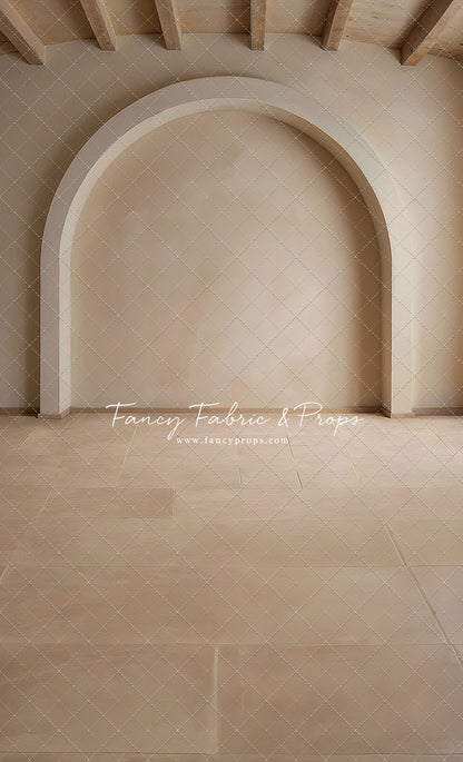 Beige Elegant Arch - Tile Floor - With Sweep Option