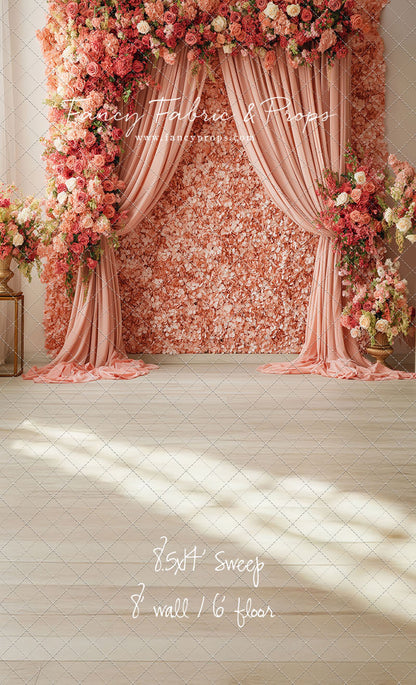 Blooming Flower Wall - With Sweep Option