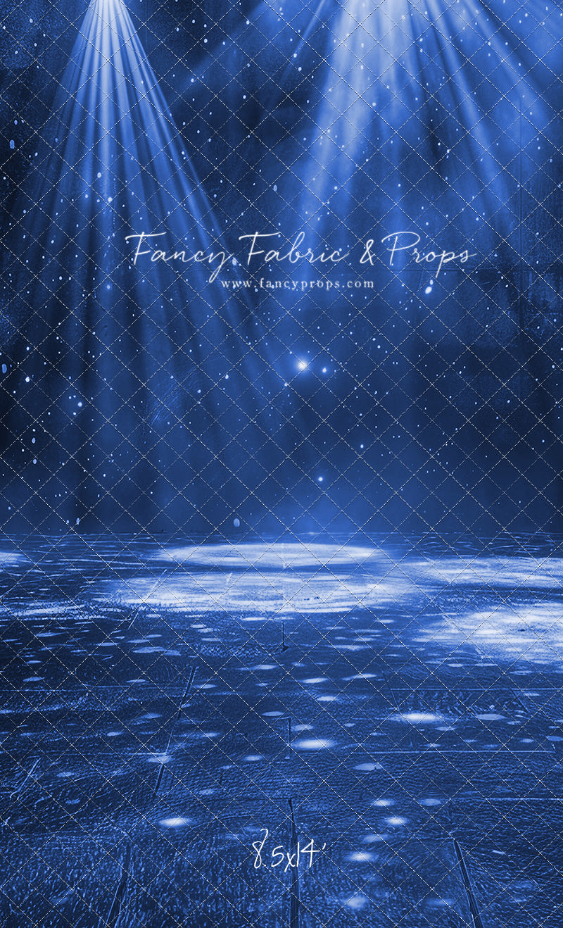 Blue Stage Lights - Sweep Sizes Only