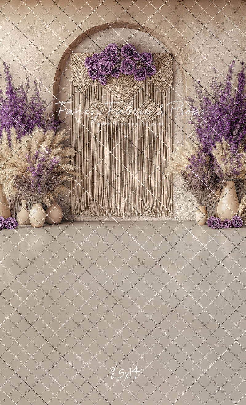 Bohemian Lavender Rose - With Sweep Option