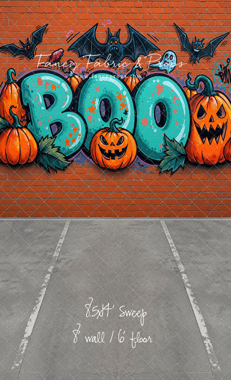 Boo Crew Graffiti Wall - With Sweep Option