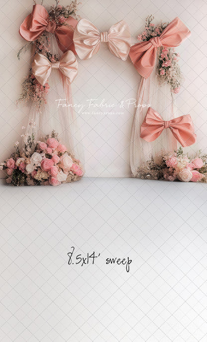 Bowtied Blush - With Sweep Option