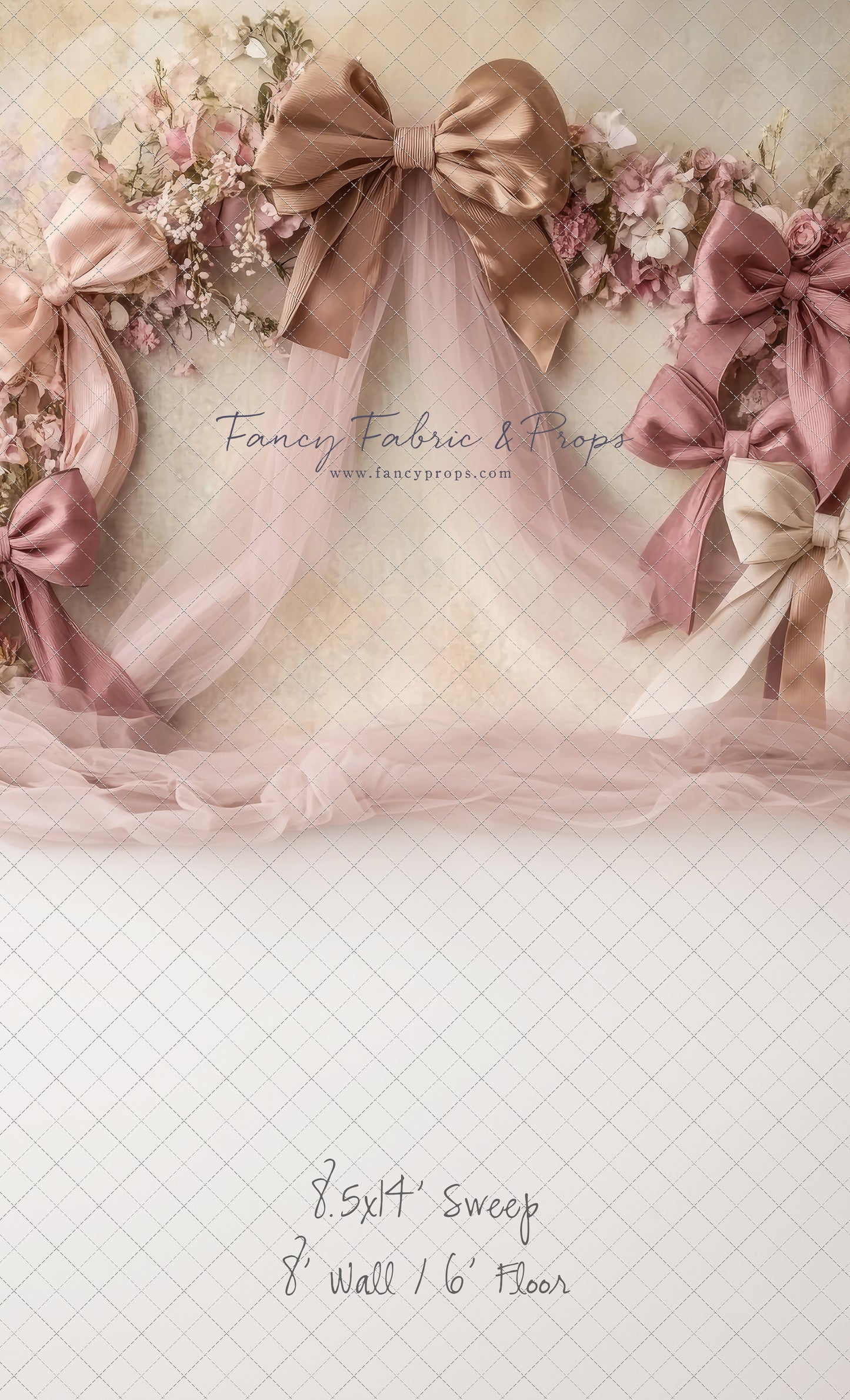 Champagne Rose Whimsy - With Sweep Option