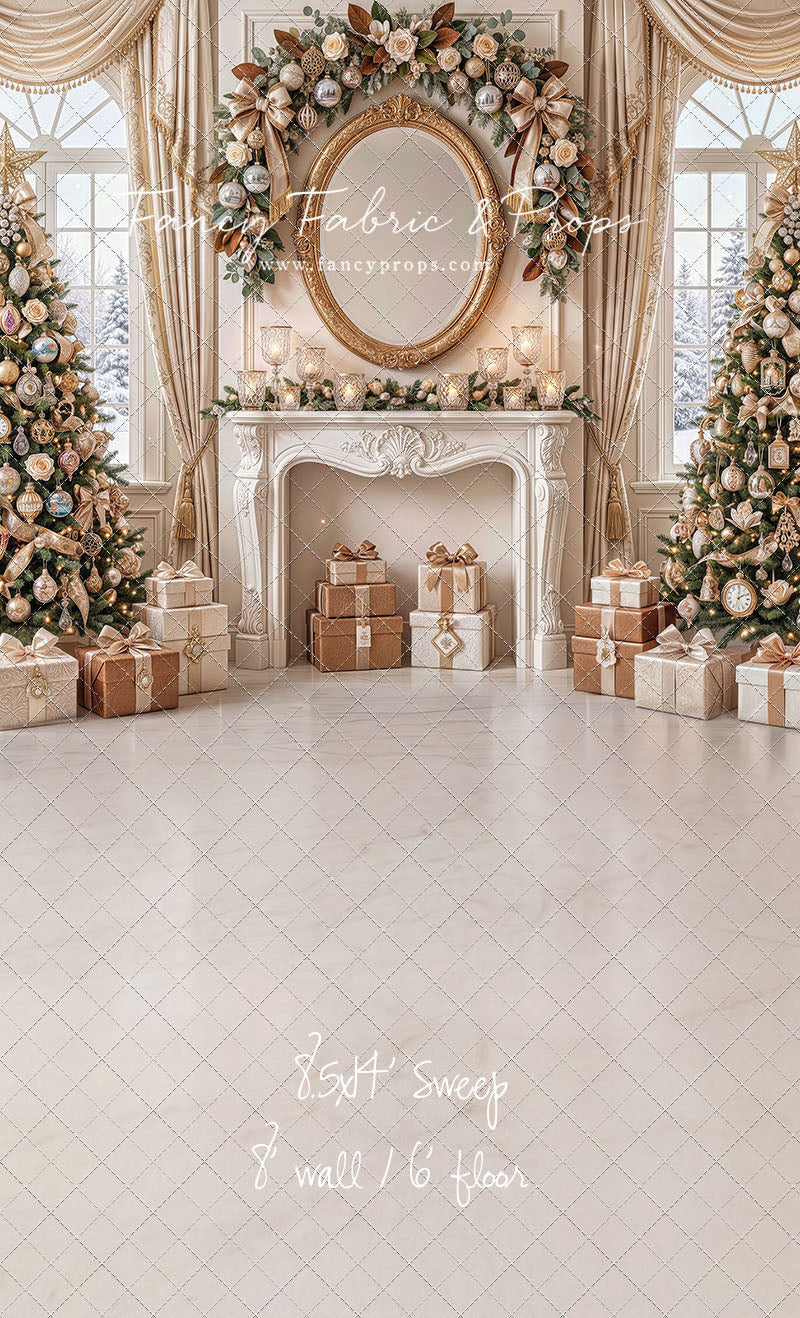 Christmas Beige Beauty - with Sweep Option