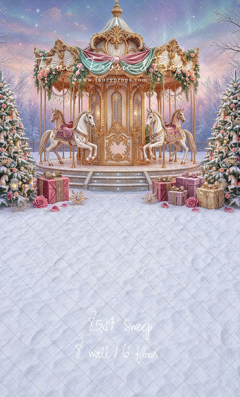 Christmas Carnation Carousel - With Sweep Option
