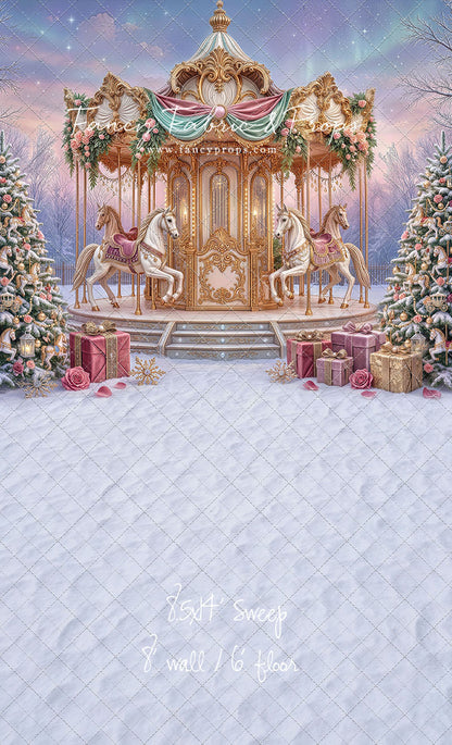 Christmas Carnation Carousel - With Sweep Option