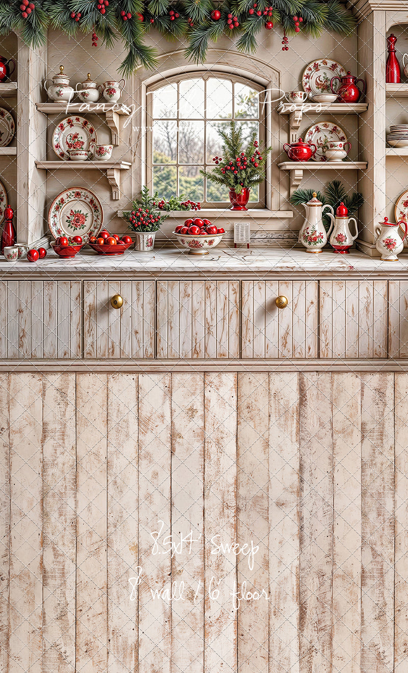 Christmas China Cabinet - With Sweep Option