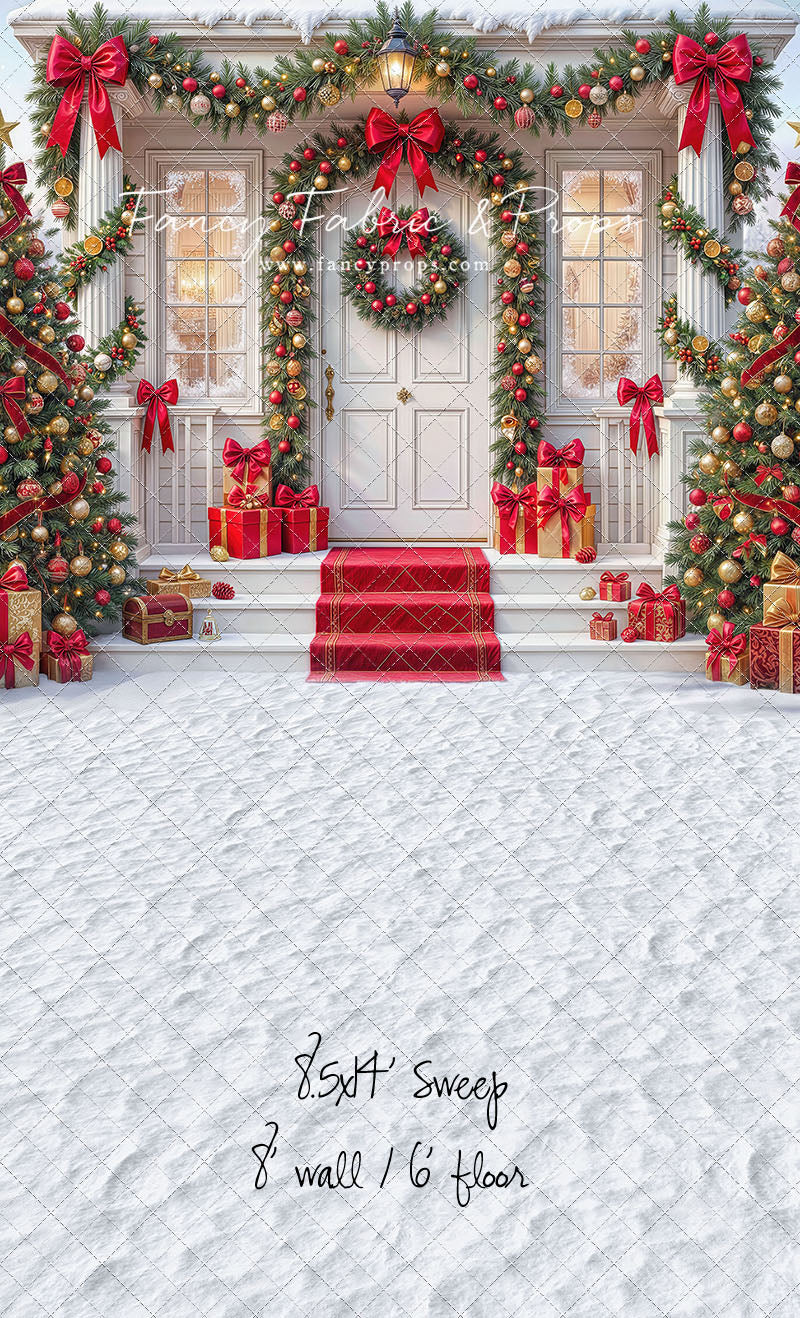 Christmas Front Porch Classic - With Sweep Option
