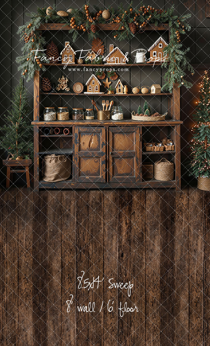 Christmas Kitchen Charm - With Sweep Option